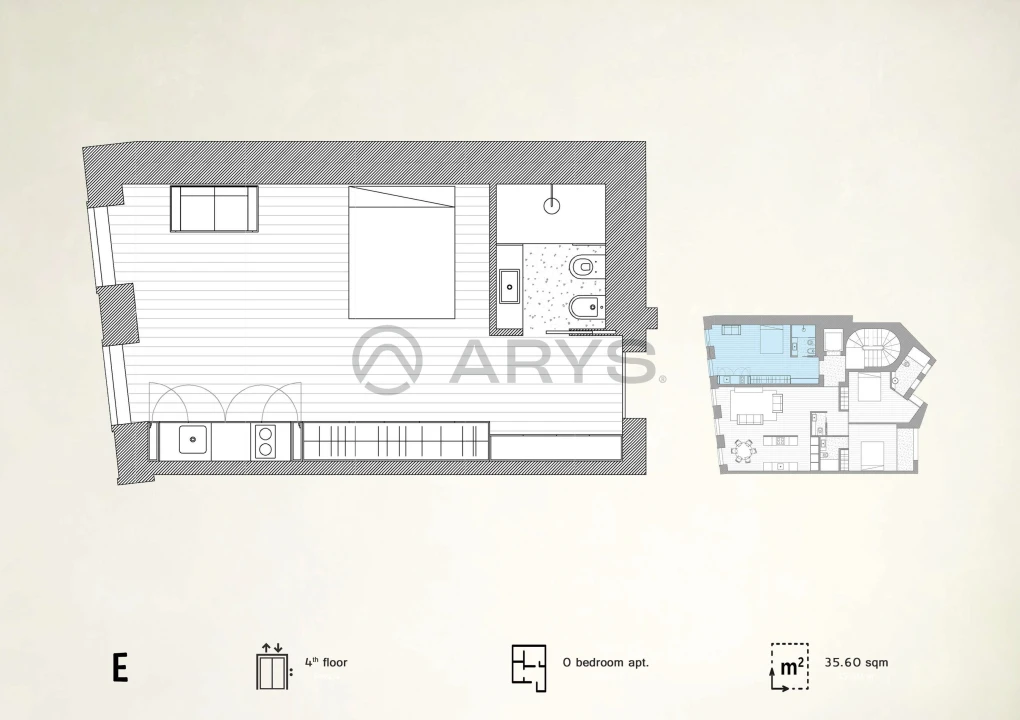 Apartamento T0 para Venda em Cedofeita, Santo Ildefonso, Sé, Miragaia, São Nicolau e Vitória Foto 5