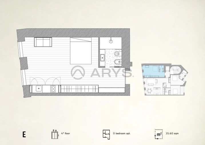 Apartamento T0 para Venda em Cedofeita, Santo Ildefonso, Sé, Miragaia, São Nicolau e Vitória Foto 5