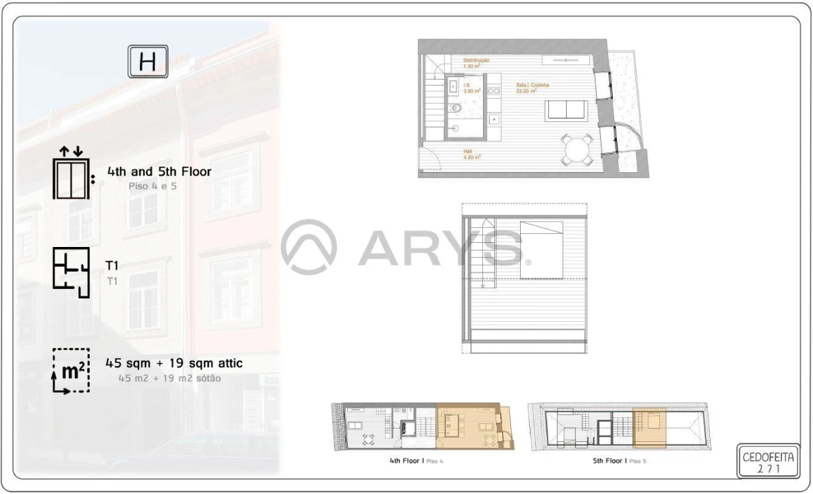 Apartamento T0 para Venda em Cedofeita, Santo Ildefonso, Sé, Miragaia, São Nicolau e Vitória Foto 4