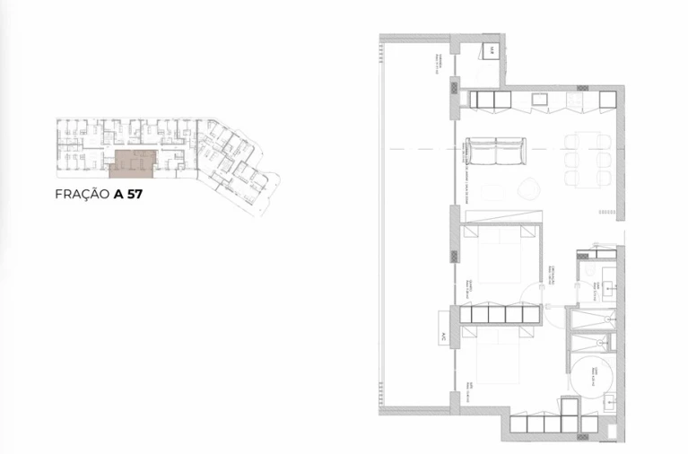 Apartamento T2 para Venda em Oliveira do Douro Planta 1