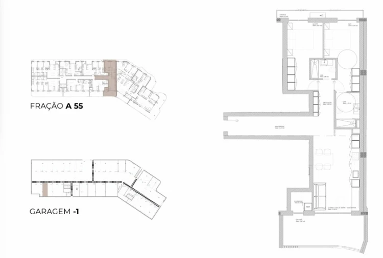 Apartamento T2 para Venda em Oliveira do Douro Planta 1