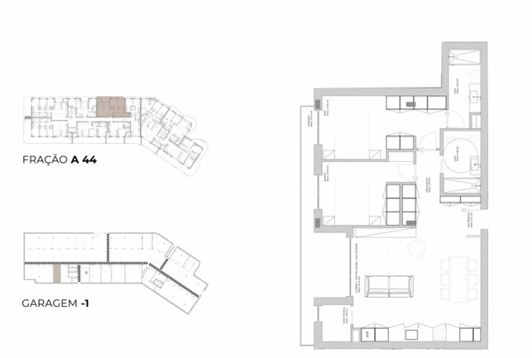 Apartamento T2 para Venda em Oliveira do Douro Planta 1