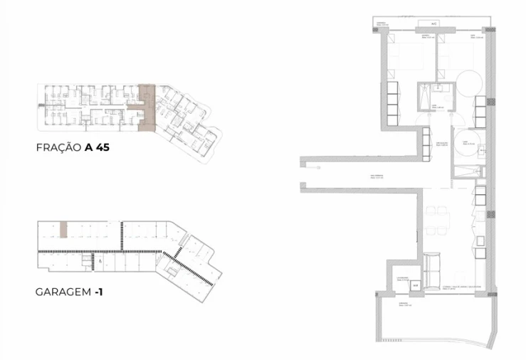 Apartamento T2 para Venda em Oliveira do Douro Planta 1