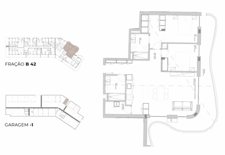 Apartamento T2 para Venda em Oliveira do Douro Planta 1