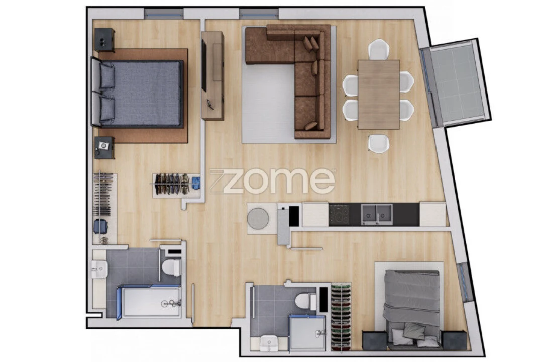 Apartamento T2 para Venda em Custóias, Leça do Balio e Guifões Foto 14