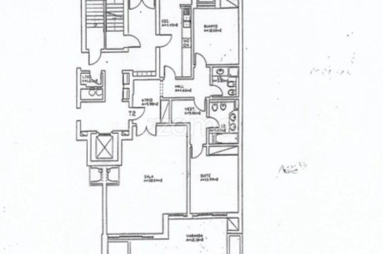 Apartamento T2 para Venda em Queluz e Belas Planta 1