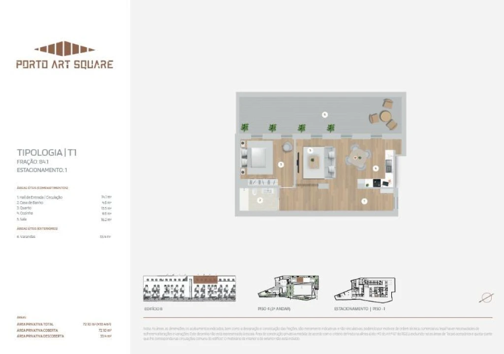 Apartamento T1 para Venda em Cedofeita, Santo Ildefonso, Sé, Miragaia, São Nicolau e Vitória Foto 14