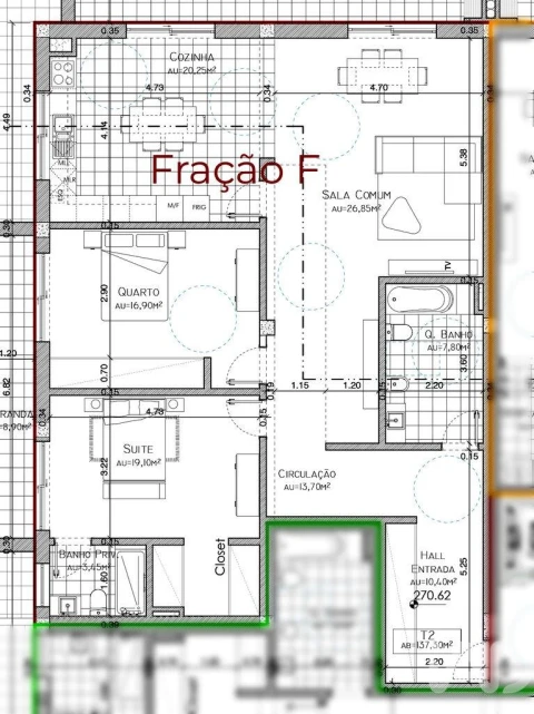 Apartamento T2 para Venda em Nogueira do Cravo e Pindelo