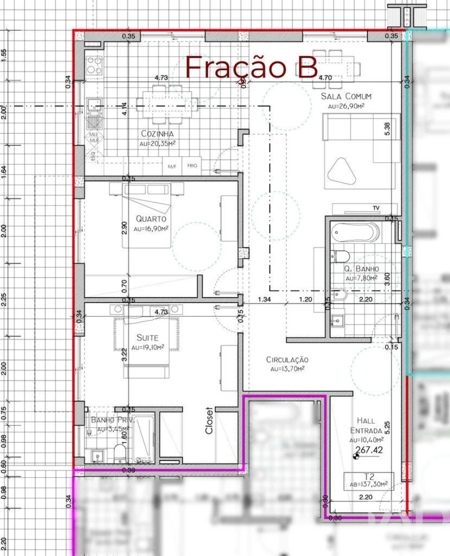 Apartamento T2 para Venda em Nogueira do Cravo e Pindelo Foto 9