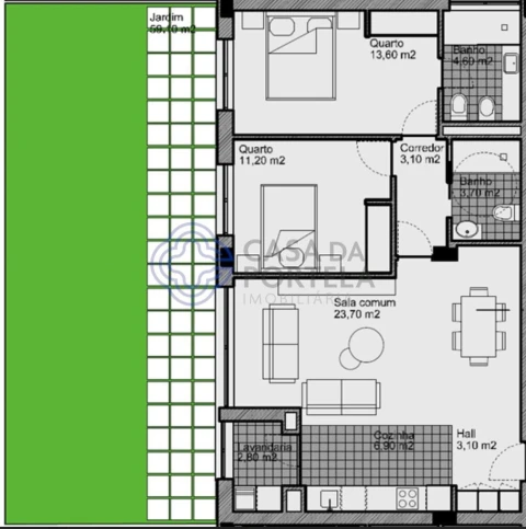 Apartamento T2 para Venda em Ermesinde