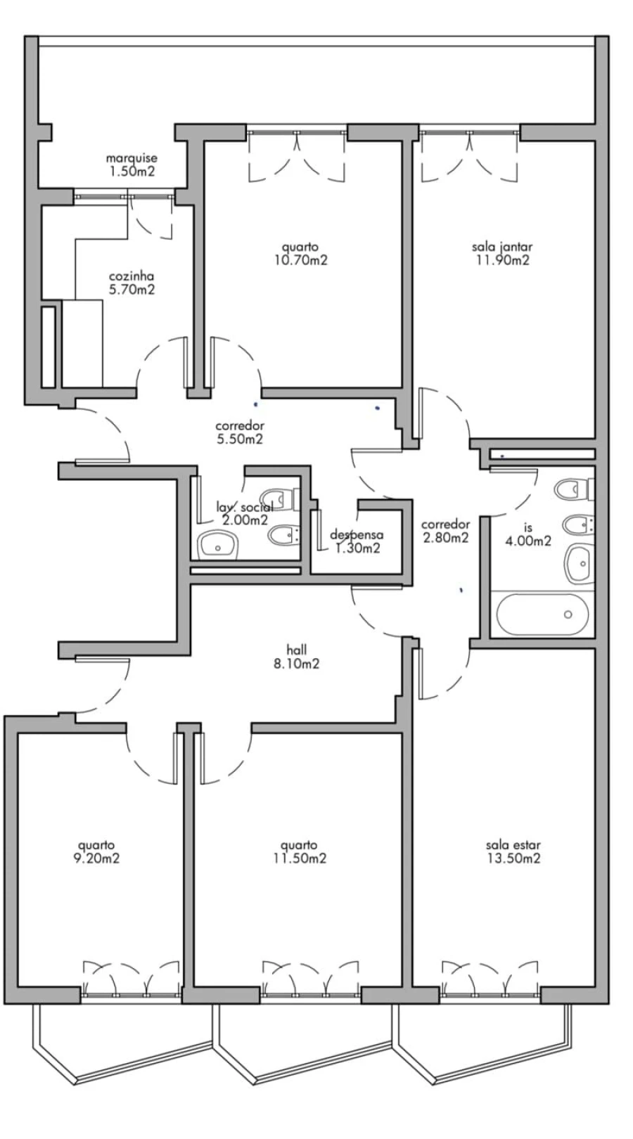 Apartamento T4 para Venda em Lumiar Foto 26