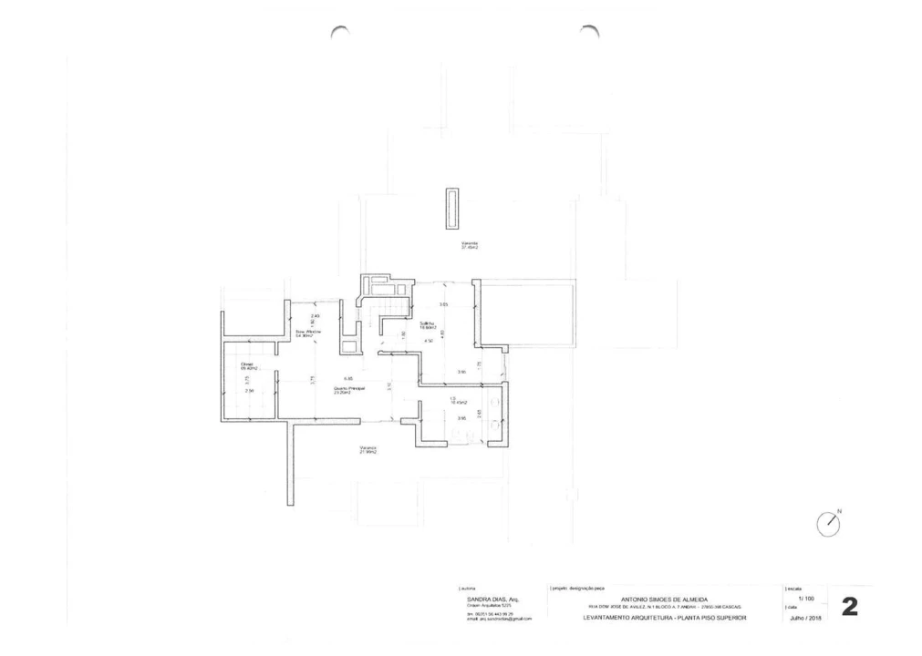 Apartamento T5 para Venda em Cascais e Estoril Planta 2