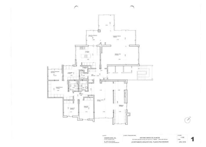 Apartamento T5 para Venda em Cascais e Estoril Planta 1