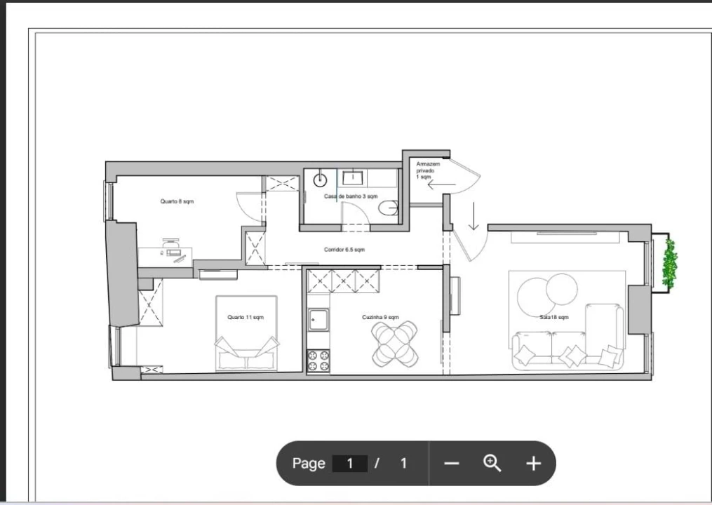 Apartamento T2 para Venda em Misericórdia Foto 9