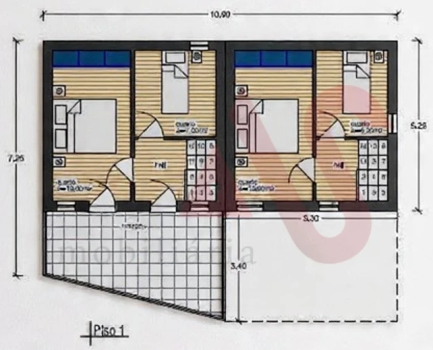 Moradia T2 para Venda em Quinchães Foto 11