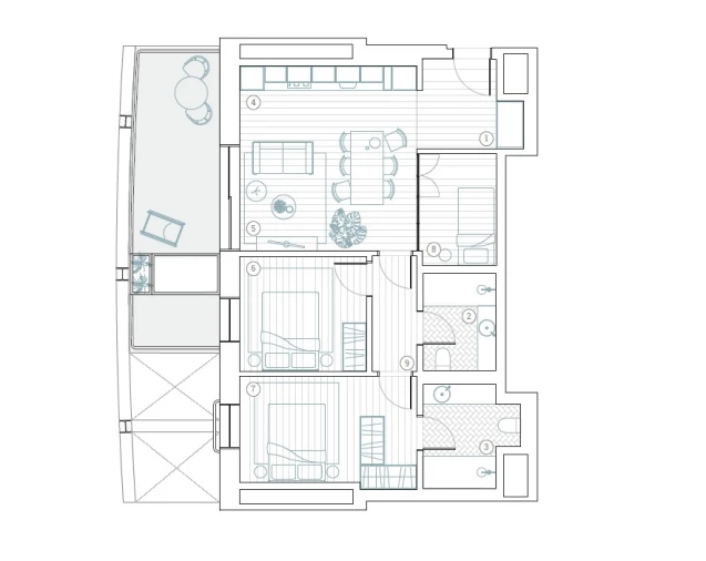 Apartamento T2 para Venda em Paranhos Planta 1