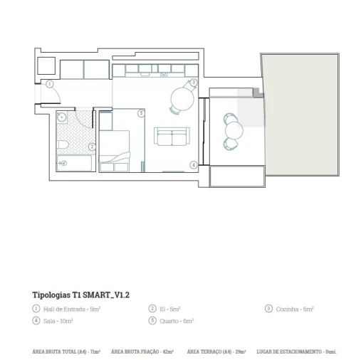 Apartamento T1 para Venda em Paranhos Foto 9