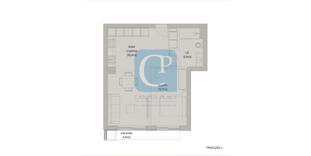 Apartamento T1 para Venda em Ramalde Foto 16