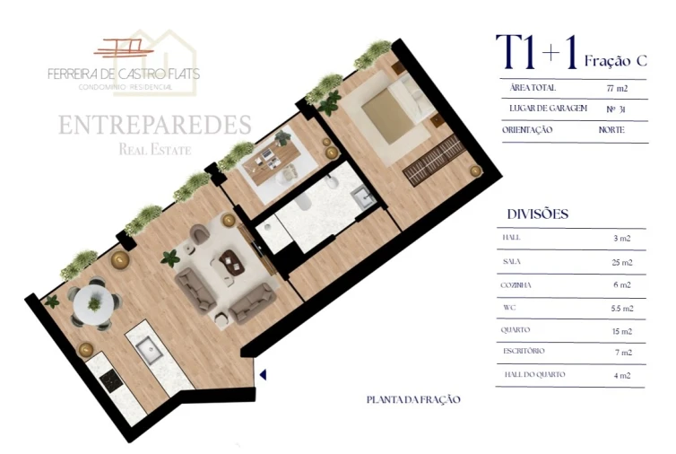 Apartamento T1 para Venda em Bonfim Foto 4