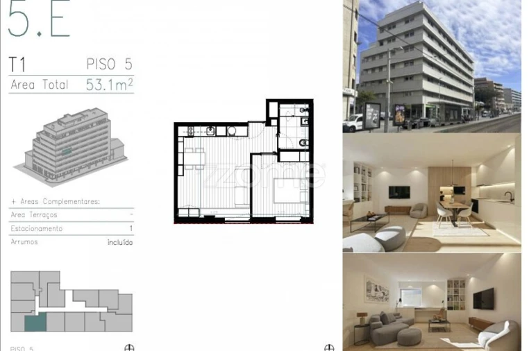 Apartamento T1 para Venda em Matosinhos e Leça da Palmeira Foto 6