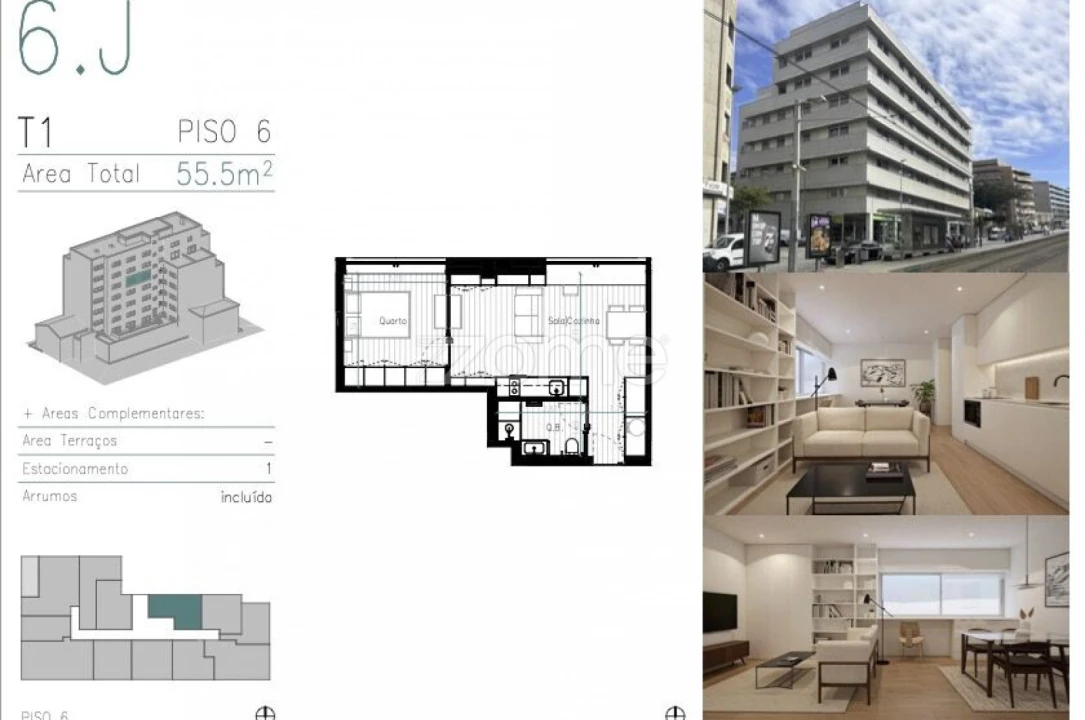 Apartamento T1 para Venda em Matosinhos e Leça da Palmeira Foto 1