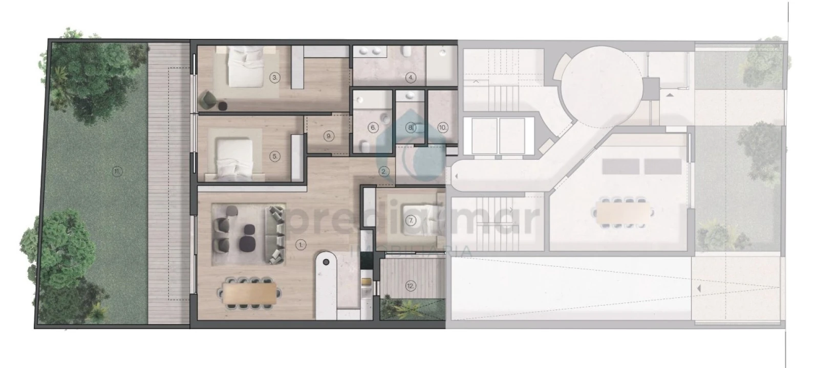Apartamento T3 para Venda em Aldoar, Foz do Douro e Nevogilde Planta 2