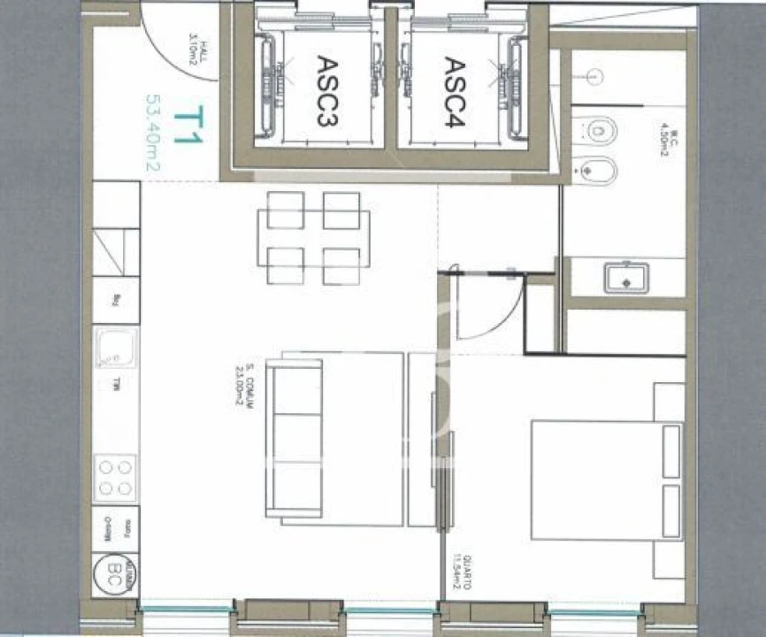 Apartamento T1 para Venda em Cedofeita, Santo Ildefonso, Sé, Miragaia, São Nicolau e Vitória Foto 5