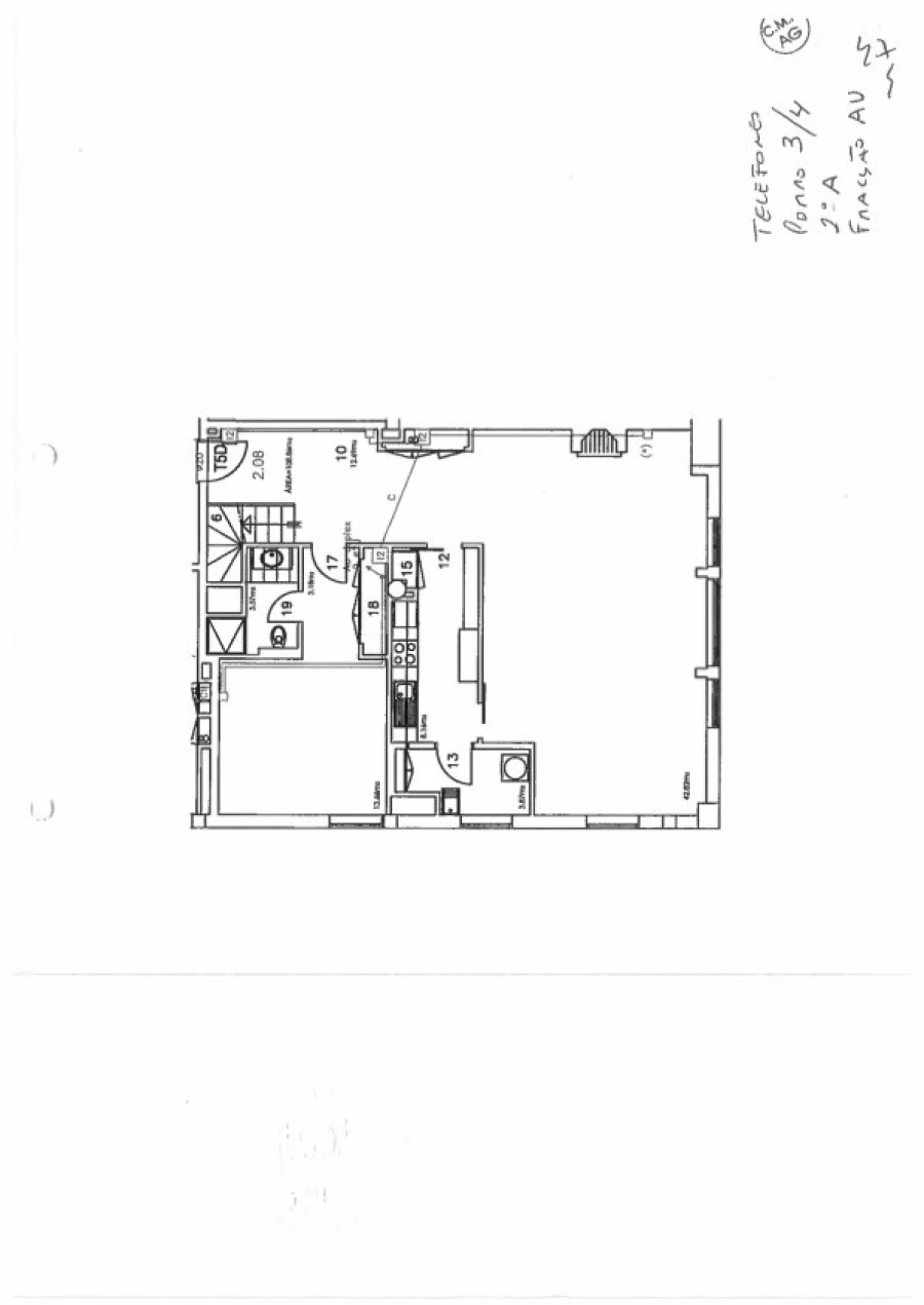Apartamento T5 para Venda em Cedofeita, Santo Ildefonso, Sé, Miragaia, São Nicolau e Vitória Planta 1