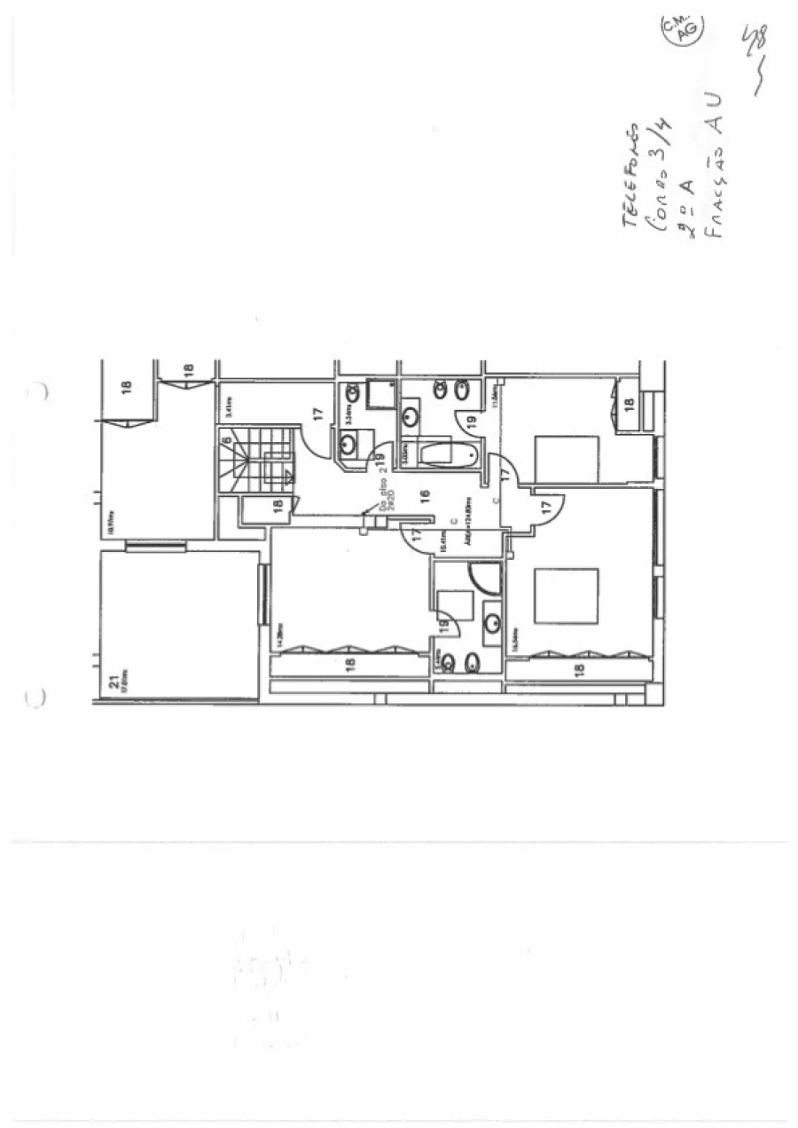 Apartamento T5 para Venda em Cedofeita, Santo Ildefonso, Sé, Miragaia, São Nicolau e Vitória Planta 2