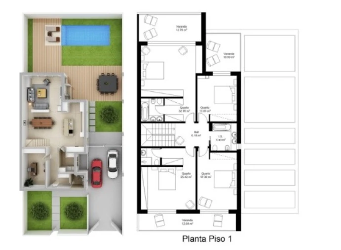 Moradia T4 para Venda em Ferragudo Planta 4
