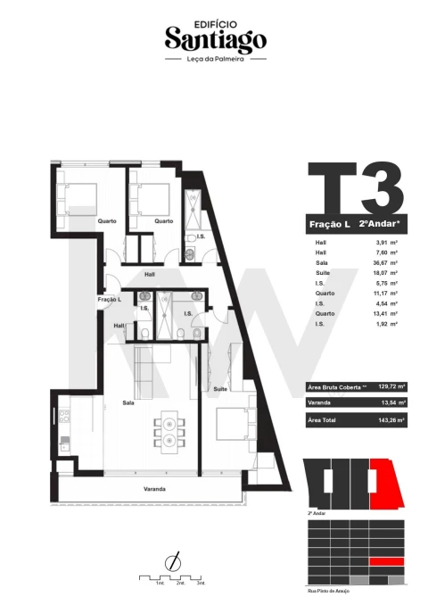 Apartamento T3 para Venda em Matosinhos e Leça da Palmeira