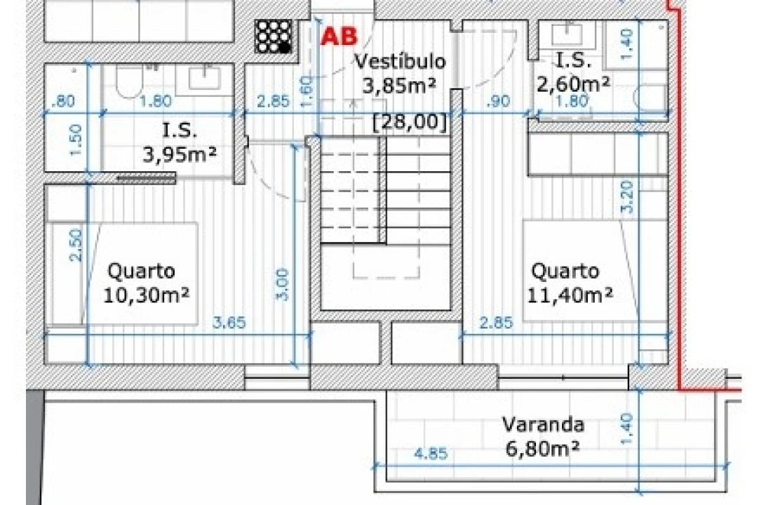 Apartamento T2 para Venda em Glória e Vera Cruz Foto 19