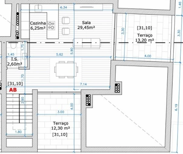 Apartamento T2 para Venda em Glória e Vera Cruz Foto 20