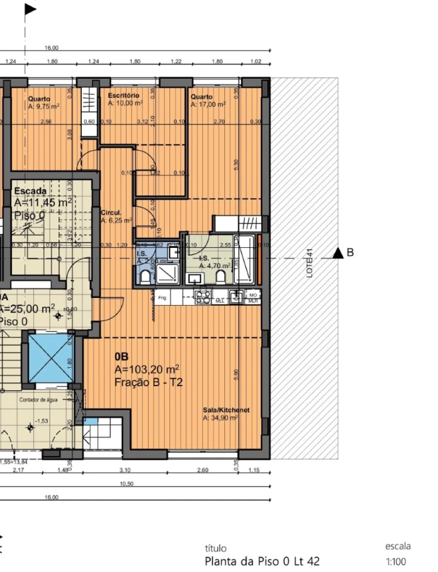 Apartamento T2 para Venda em Montijo e Afonsoeiro Planta 1