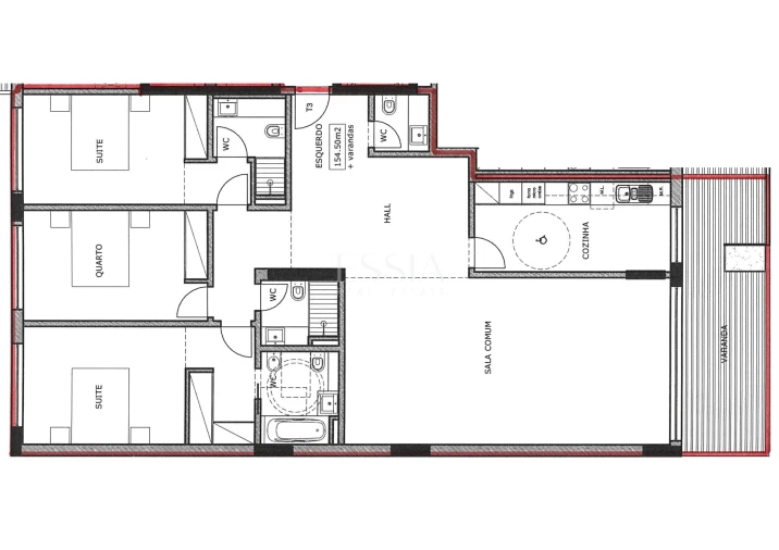 Apartamento T3 para Venda em Ramalde Foto 12