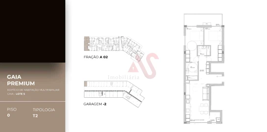 Apartamento T2 para Venda em Oliveira do Douro