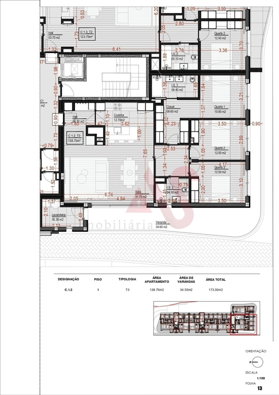 Apartamento T3 para Venda em Santa Eulália Foto 24
