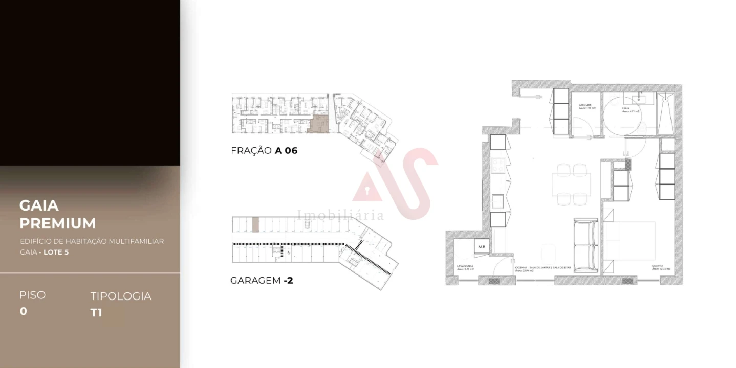 Apartamento T1 para Venda em Oliveira do Douro Foto 14