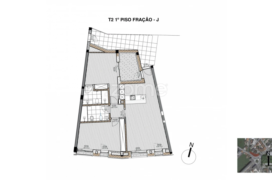 Apartamento T2 para Venda em Paços de Ferreira Foto 1