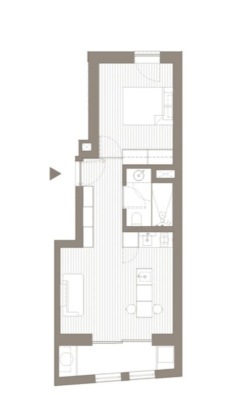 Apartamento T1 para Venda em Santa Marinha e São Pedro da Afurada Planta 1