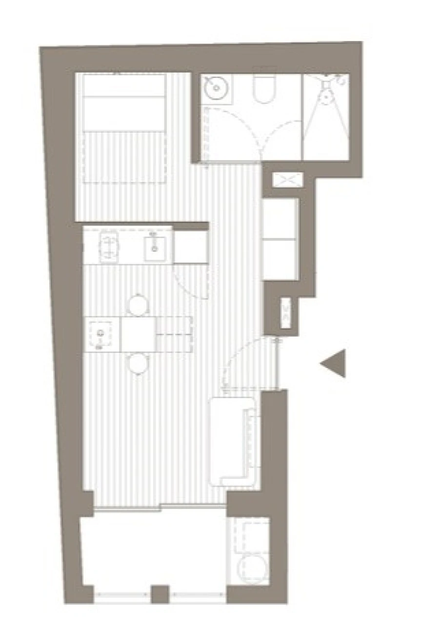Apartamento para Venda em Santa Marinha e São Pedro da Afurada Planta 1