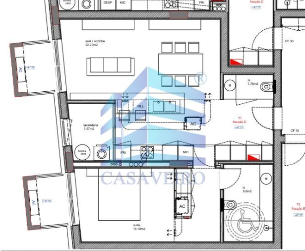 Apartamento T1 para Venda em São Bernardo Foto 21