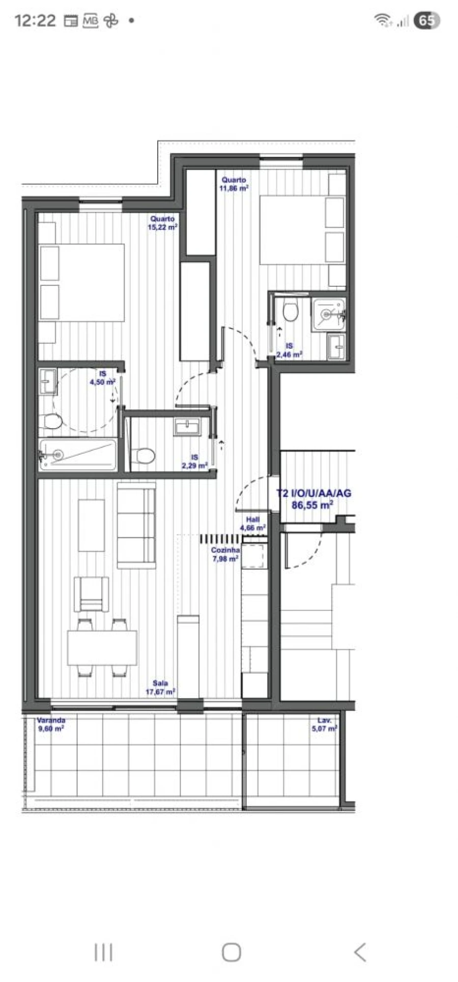 Apartamento T2 para Venda em Fânzeres e São Pedro da Cova Foto 10