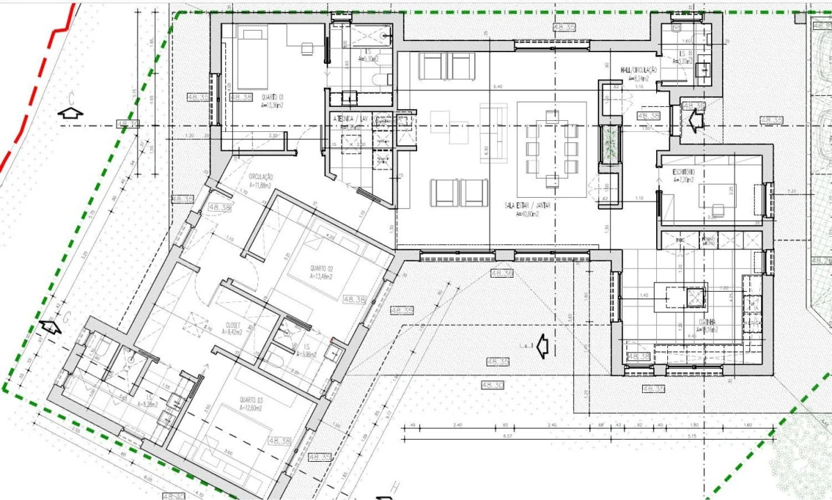Apartamento T3 para Venda em Azurem Foto 28