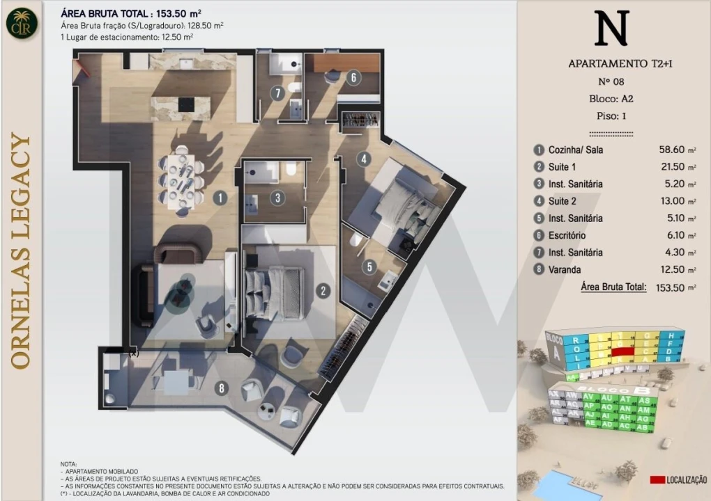 Apartamento T2 para Venda em Arco da Calheta Foto 23