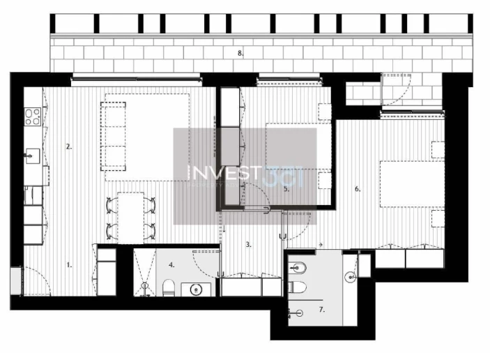 Apartamento T2 para Venda em Arcozelo Foto 9