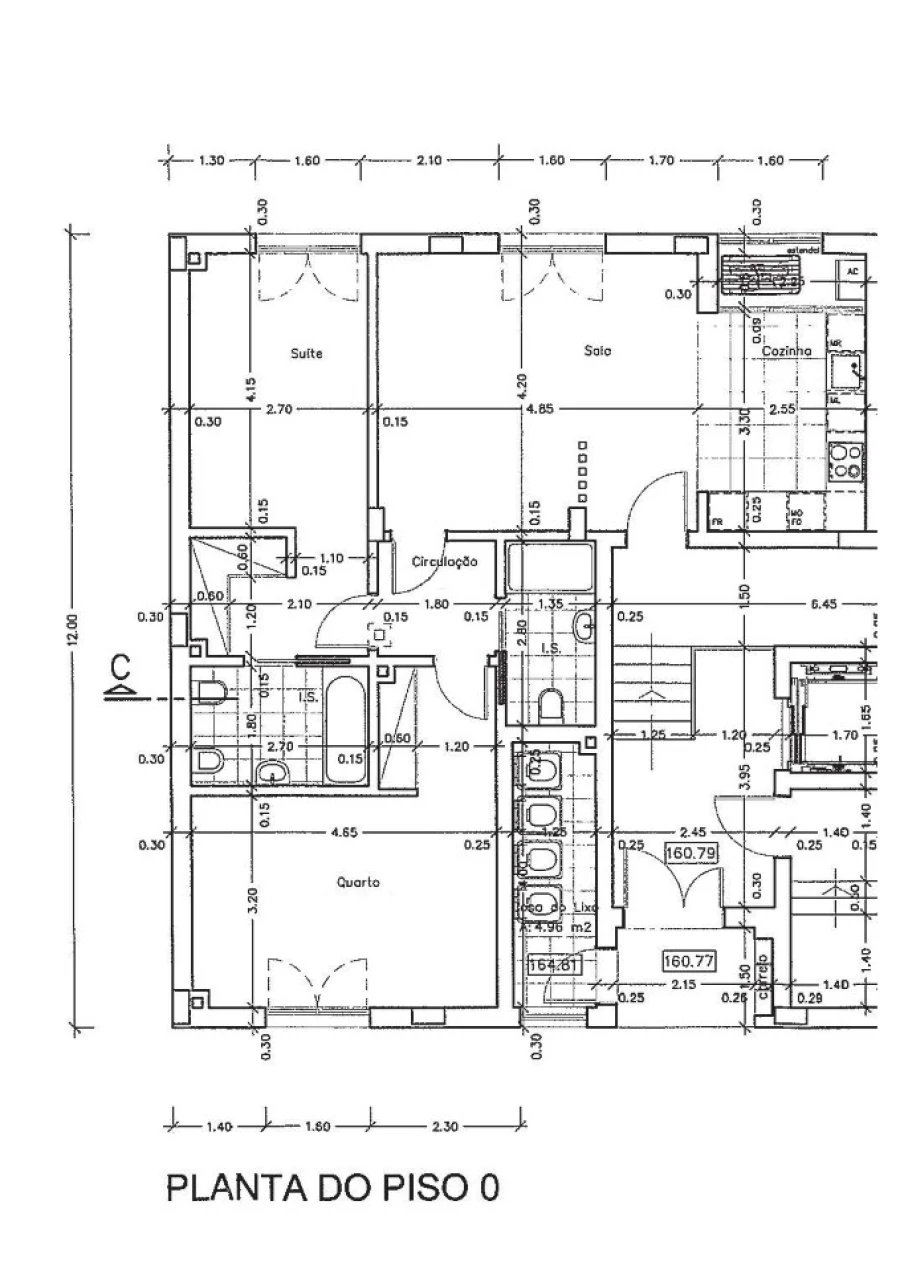 Apartamento T2 para Venda em Santo António dos Cavaleiros e Frielas Planta 1