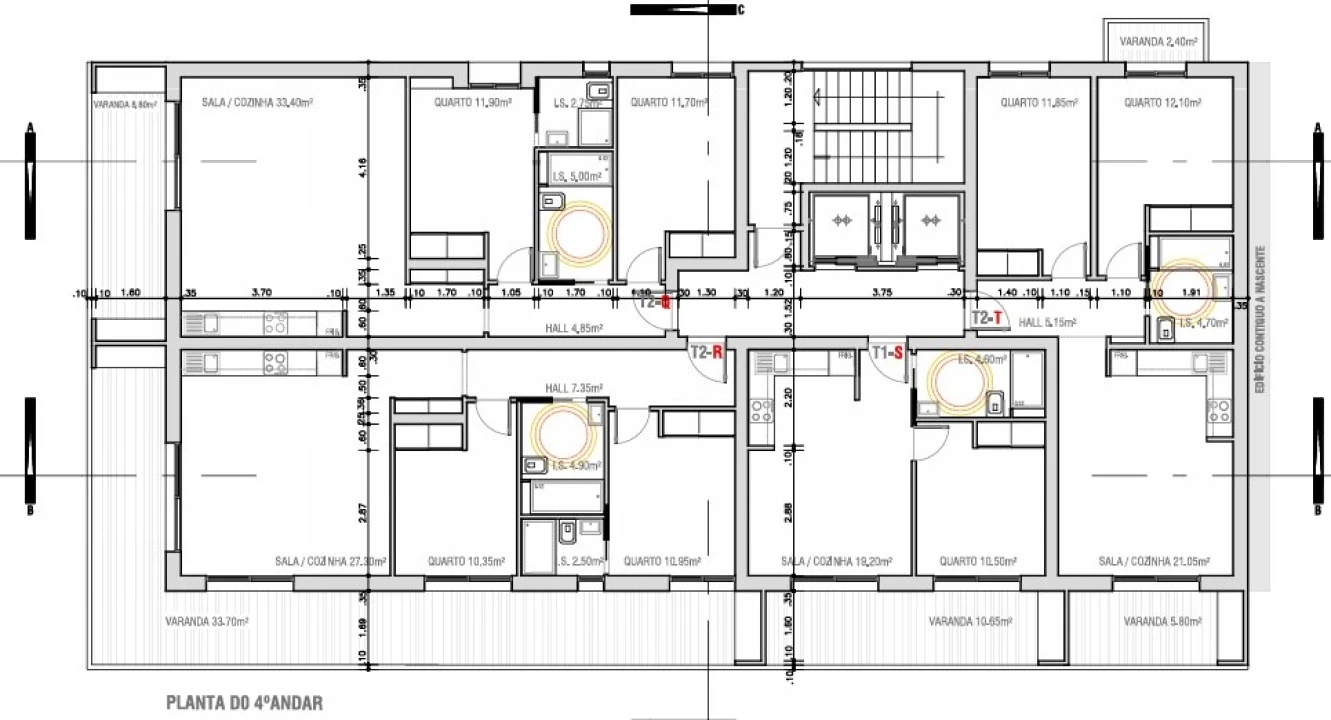 Apartamento T2 para Venda em Monte Gordo Planta 3