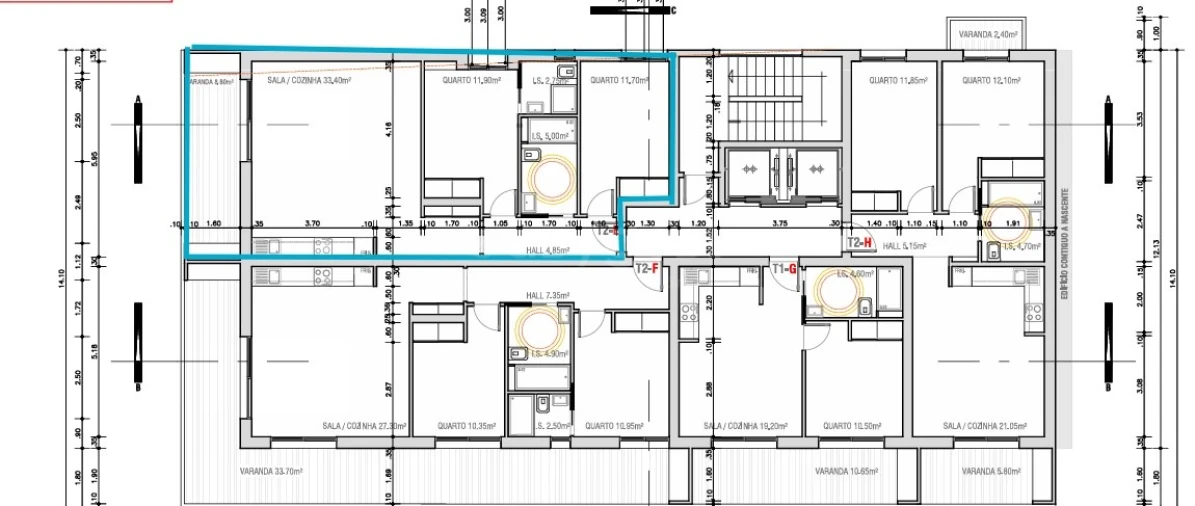 Apartamento T2 para Venda em Monte Gordo Foto 13