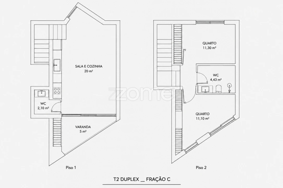 Apartamento T2 para Venda em Santa Marinha e São Pedro da Afurada Foto 15
